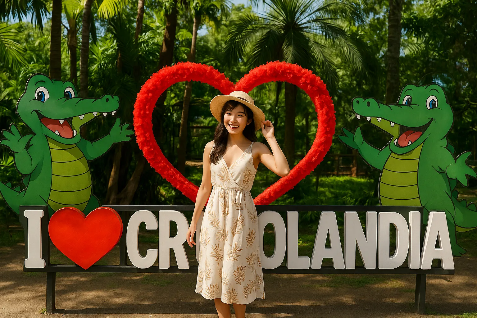ドキドキ！タリサイ・クロコダイルパーク＆ミニ動物園 半日タクシーツアー gallery image 1